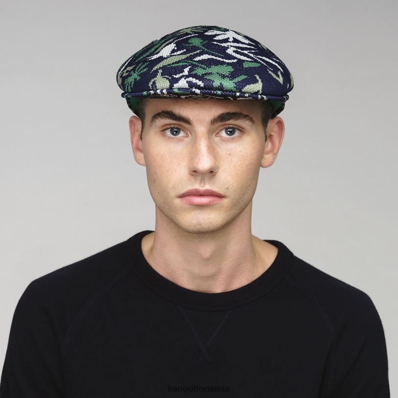 articole pentru cap | Kangol unisex floral bleumarin Street floral 504 0VJ2013