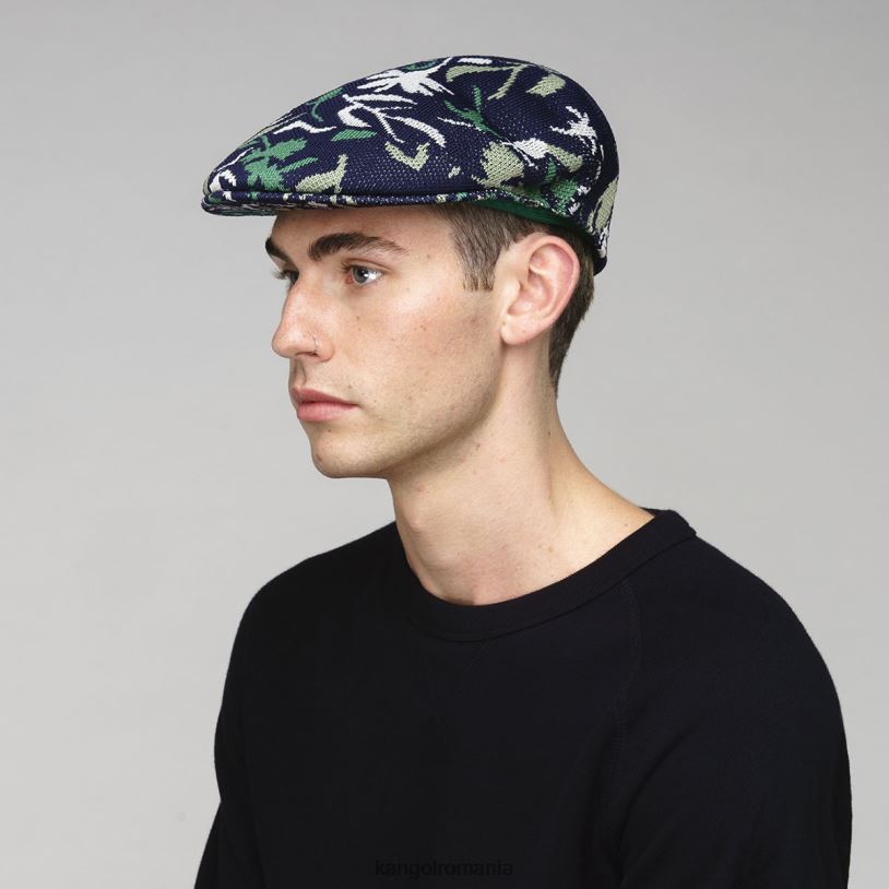 articole pentru cap | Kangol unisex floral bleumarin Street floral 504 0VJ2013
