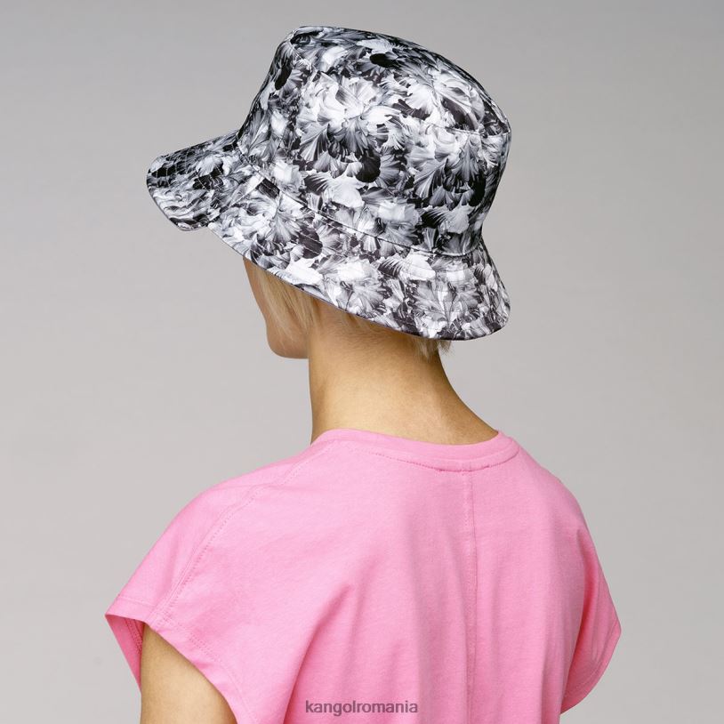 articole pentru cap | Kangol unisex floral negru găleată florală reversibilă 0VJ20456