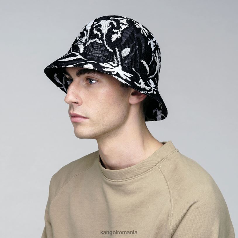 articole pentru cap | Kangol unisex floral negru street floral casual 0VJ20487