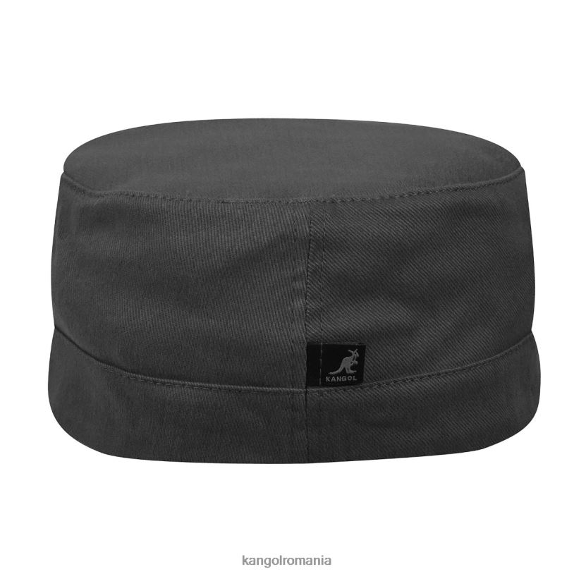 articole pentru cap | Kangol unisex gri șapcă armată din twill de bumbac 0VJ20262