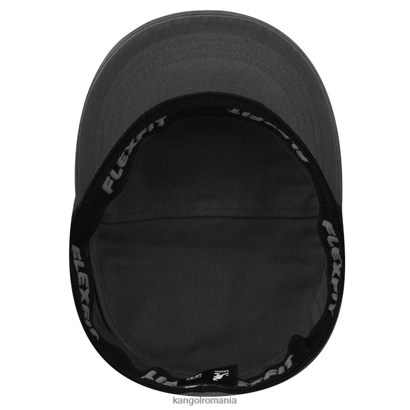 articole pentru cap | Kangol unisex gri șapcă armată din twill de bumbac 0VJ20262