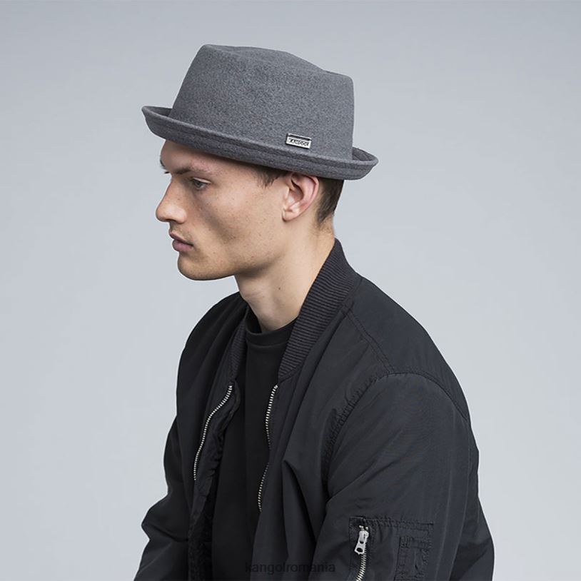 articole pentru cap | Kangol unisex gri ardezie mowbray de lână 0VJ20799