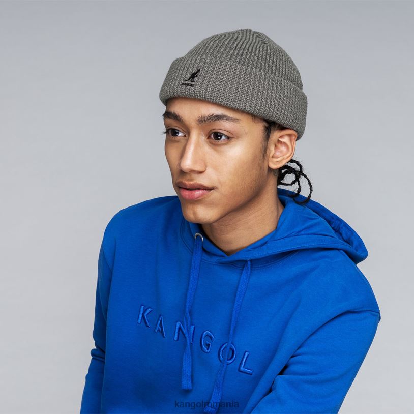 articole pentru cap | Kangol unisex gri beanie cardinal cu două căi 0VJ20863