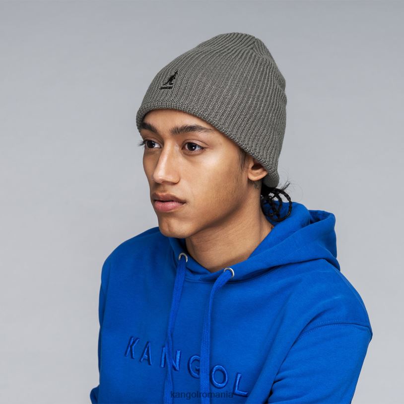articole pentru cap | Kangol unisex gri beanie cardinal cu două căi 0VJ20863