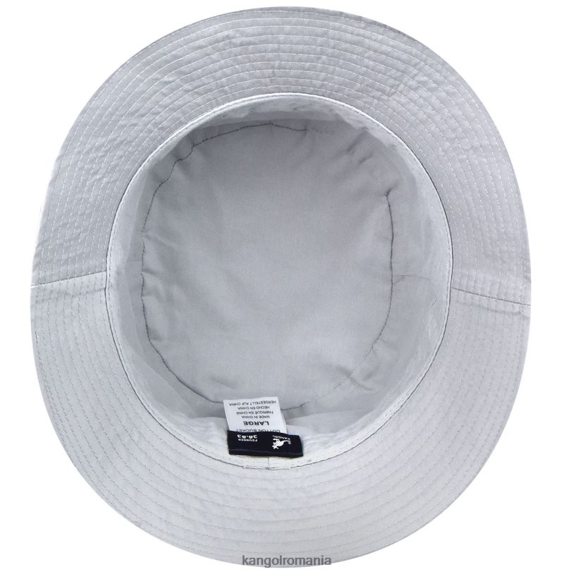 articole pentru cap | Kangol unisex gri deschis găleată de bumbac 0VJ20538