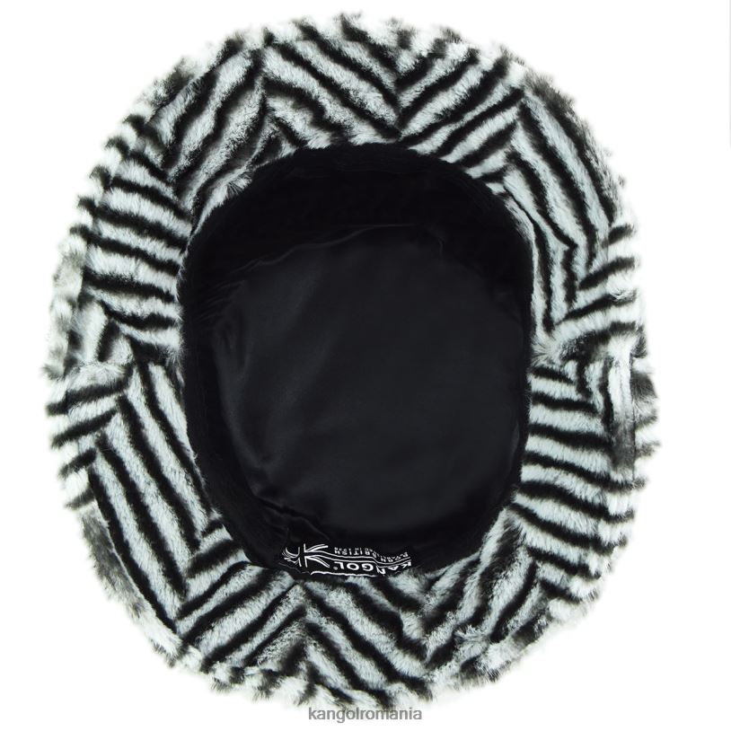 articole pentru cap | Kangol unisex heringbon gri găleată din blană artificială 0VJ20705