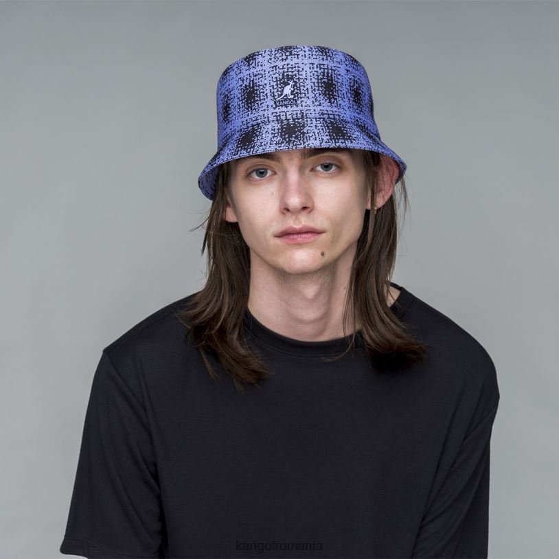 articole pentru cap | Kangol unisex izvoare adânci/liliac înghețat coș cu carouri grunge 0VJ20656