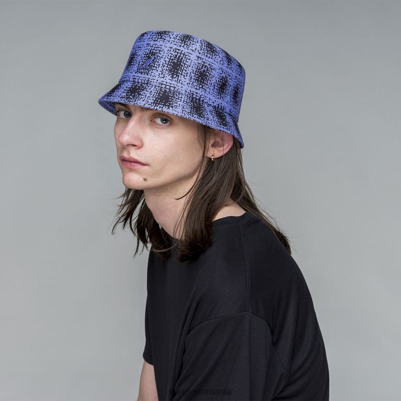 articole pentru cap | Kangol unisex izvoare adânci/liliac înghețat coș cu carouri grunge 0VJ20656