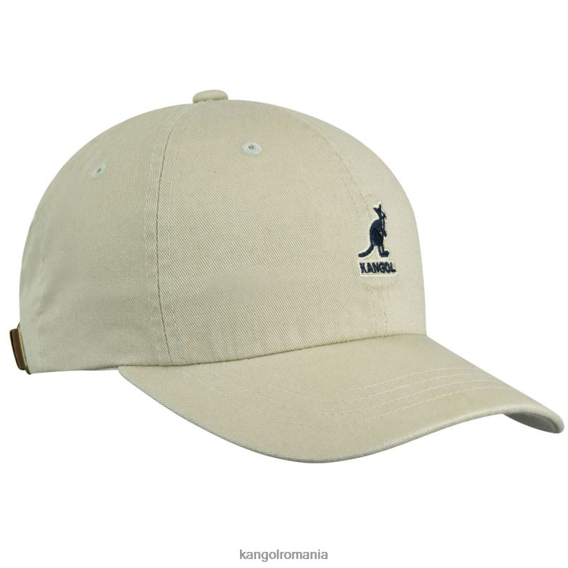 articole pentru cap | Kangol unisex kaki baseball spălat 0VJ20338