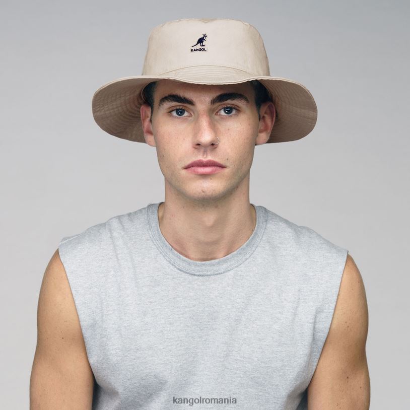 articole pentru cap | Kangol unisex kaki pescar spalat 0VJ20452