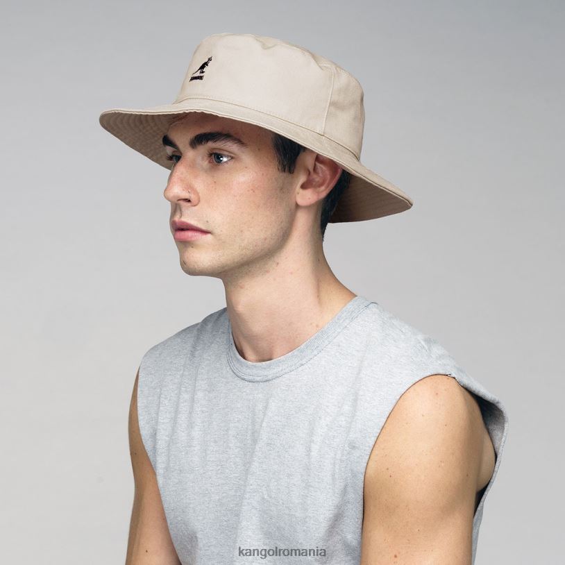 articole pentru cap | Kangol unisex kaki pescar spalat 0VJ20452