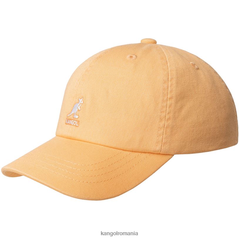 articole pentru cap | Kangol unisex lapte de papaya baseball spălat 0VJ20349