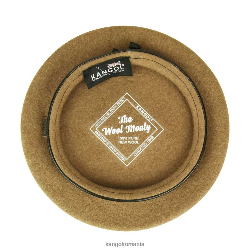 articole pentru cap | Kangol unisex lemn beretă de lână monty 0VJ20433