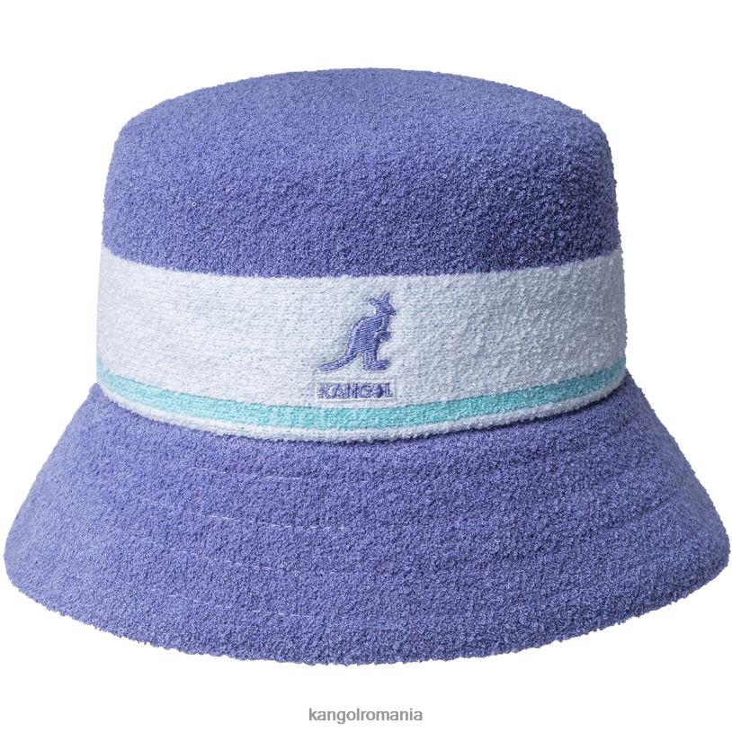 articole pentru cap | Kangol unisex liliac înghețat găleată cu dungi bermude 0VJ20647