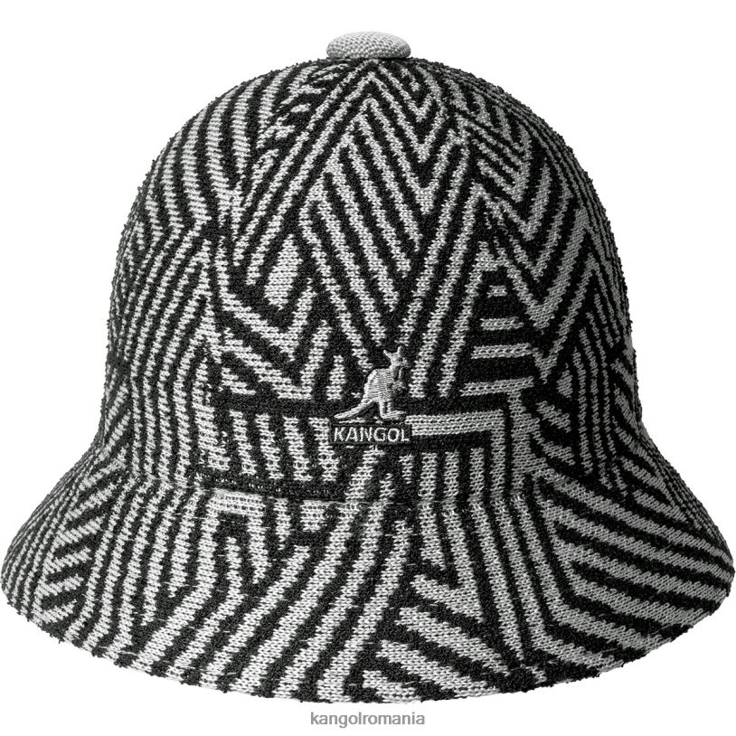 articole pentru cap | Kangol unisex lovit de lună/negru grilă virtuală casual 0VJ20484