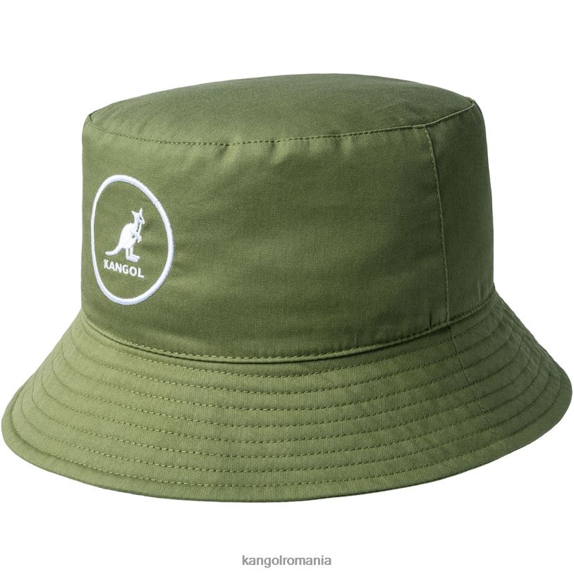 articole pentru cap | Kangol unisex măsline găleată de bumbac 0VJ20540