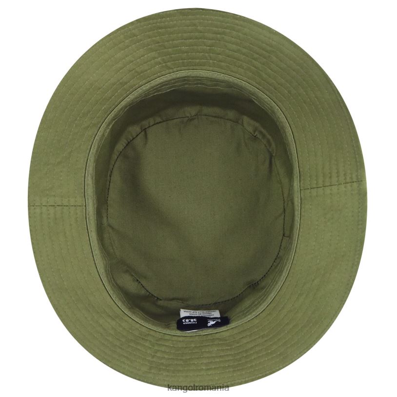 articole pentru cap | Kangol unisex măsline găleată de bumbac 0VJ20540