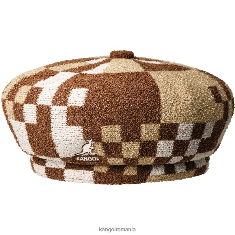 articole pentru cap | Kangol unisex mahon/ovăz beretă pop vichy jax 0VJ20392