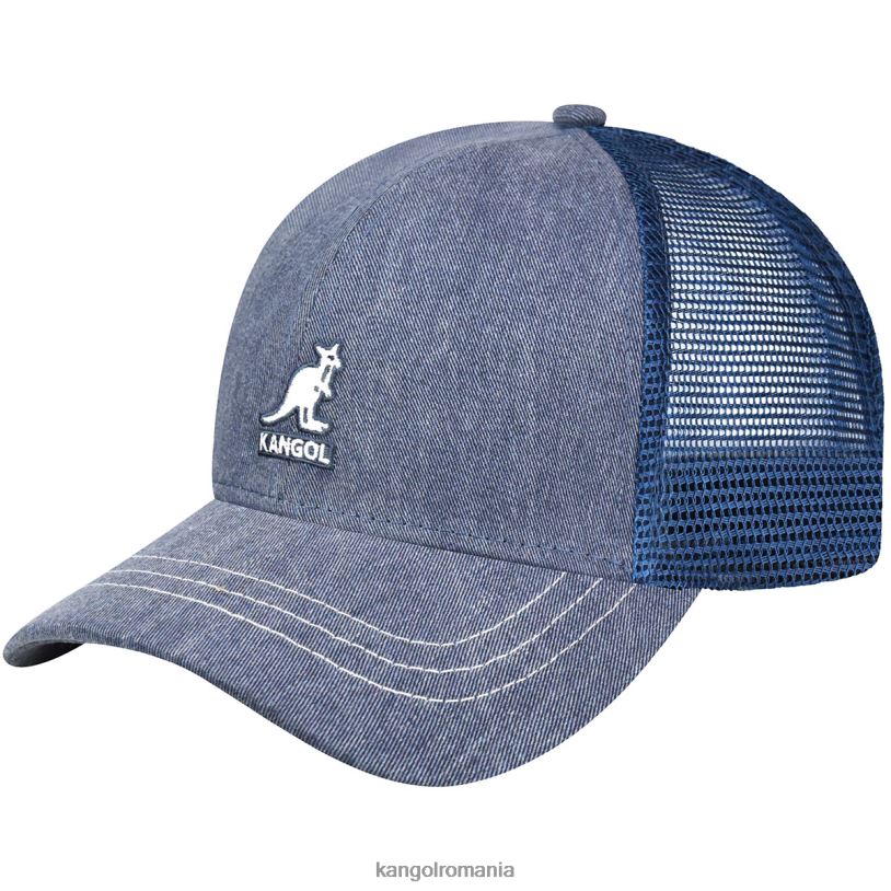 articole pentru cap | Kangol unisex marina baseball din plasă de bumbac învechit 0VJ20292