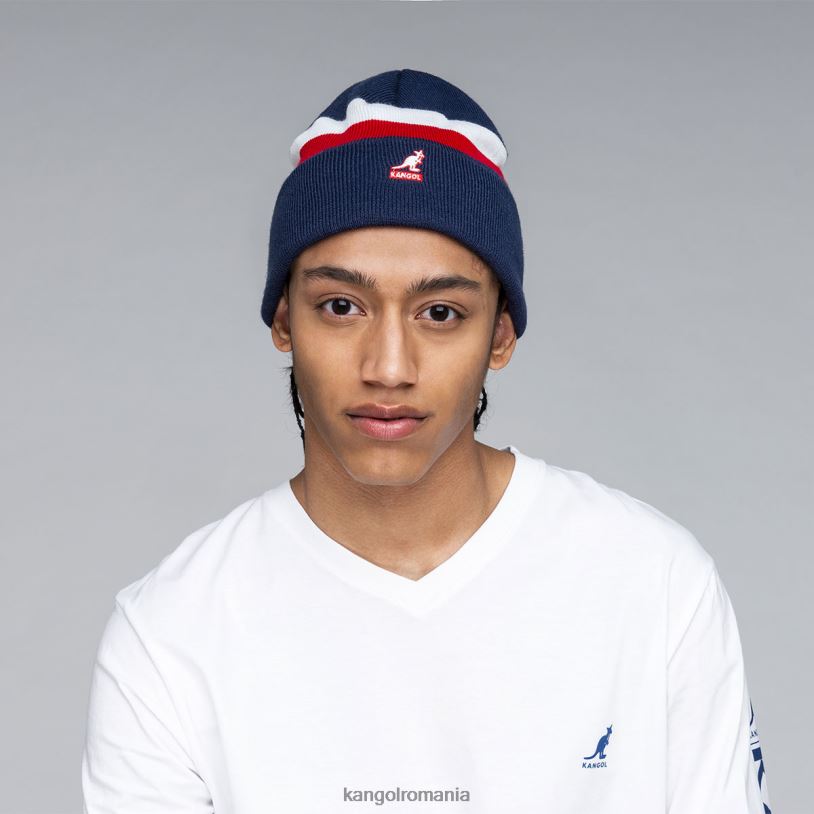 articole pentru cap | Kangol unisex marina beanie cu dungi duble 0VJ20821