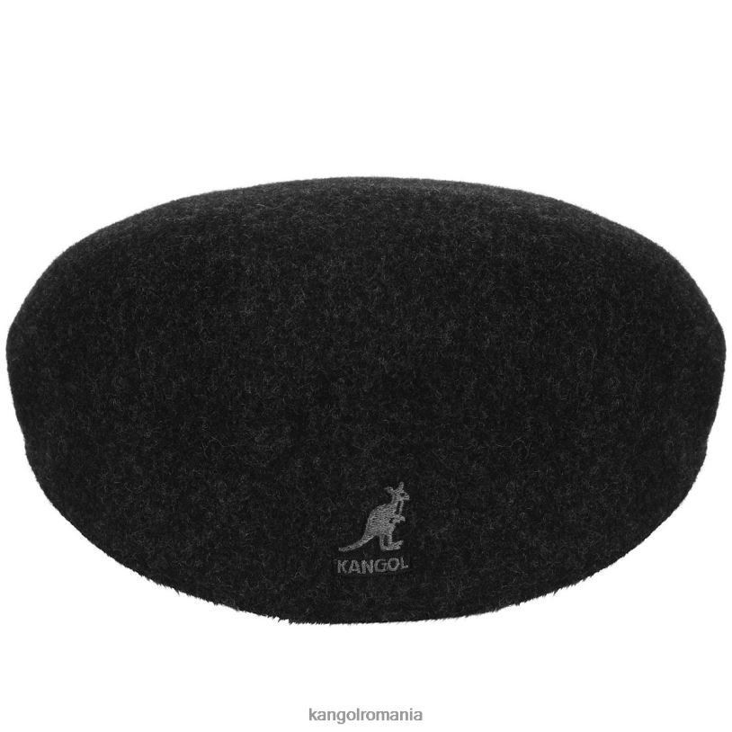 articole pentru cap | Kangol unisex marnă neagră lână 504-s 0VJ20114