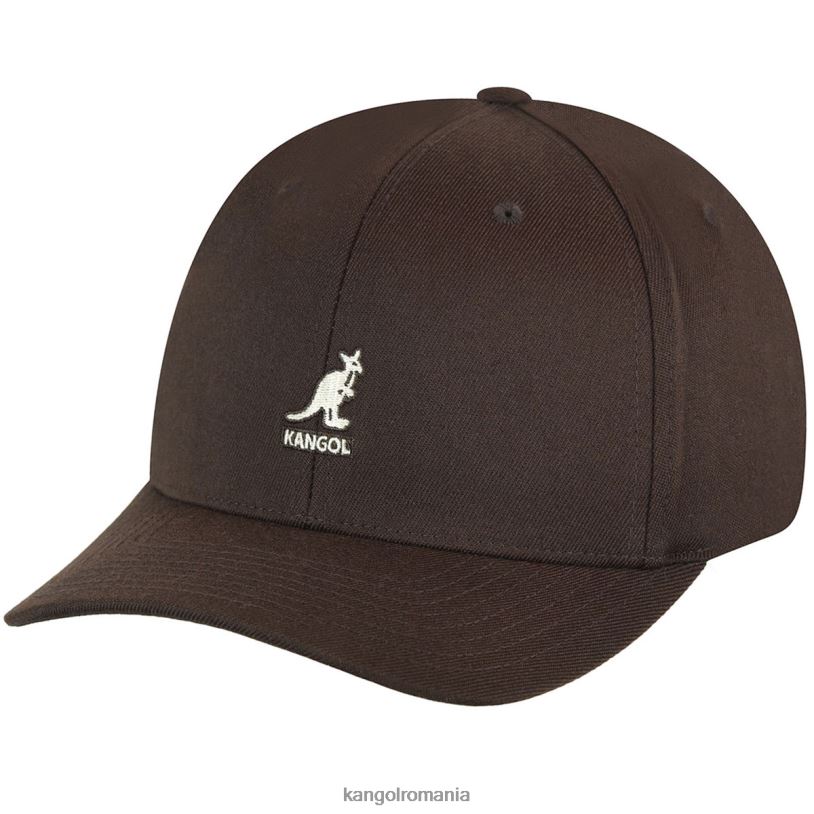 articole pentru cap | Kangol unisex maro baseball flexfit din lână 0VJ20315