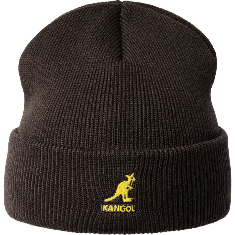 articole pentru cap | Kangol unisex maro turbă trage manșetă acrilică 0VJ20849