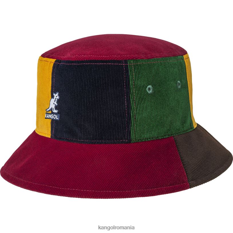 articole pentru cap | Kangol unisex multi roșu găleată pops contrast 0VJ20551