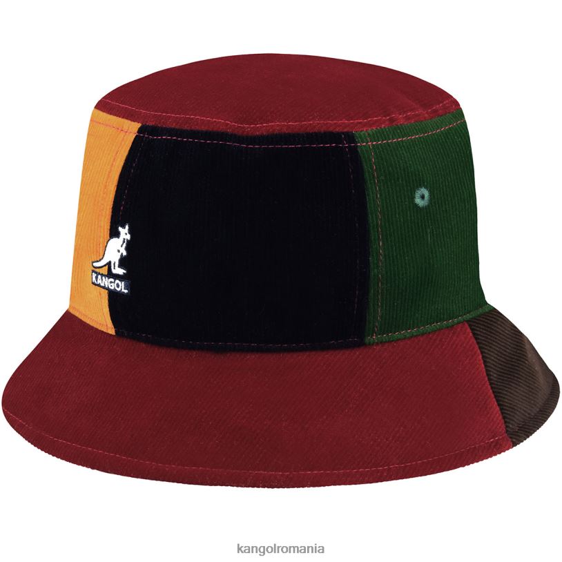articole pentru cap | Kangol unisex multi roșu găleată pops contrast 0VJ20551