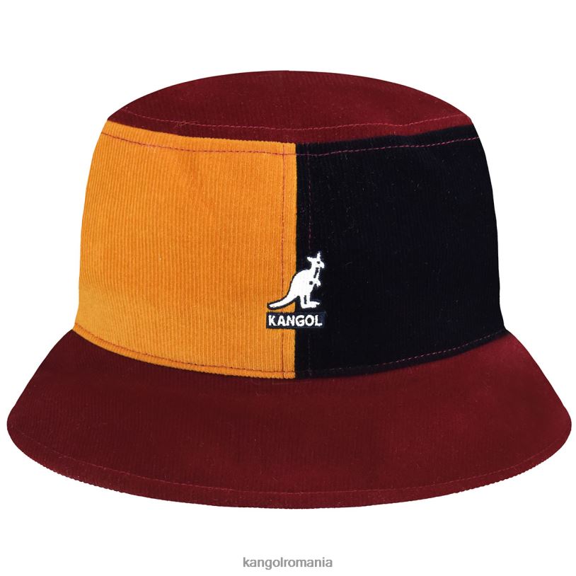 articole pentru cap | Kangol unisex multi roșu găleată pops contrast 0VJ20551