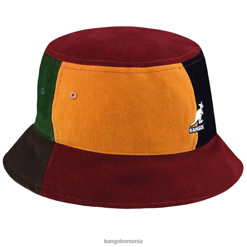 articole pentru cap | Kangol unisex multi roșu găleată pops contrast 0VJ20551