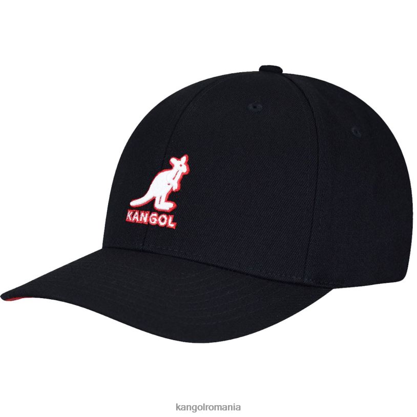 articole pentru cap | Kangol unisex negru Baseball flexfit 3d din lana 0VJ20298