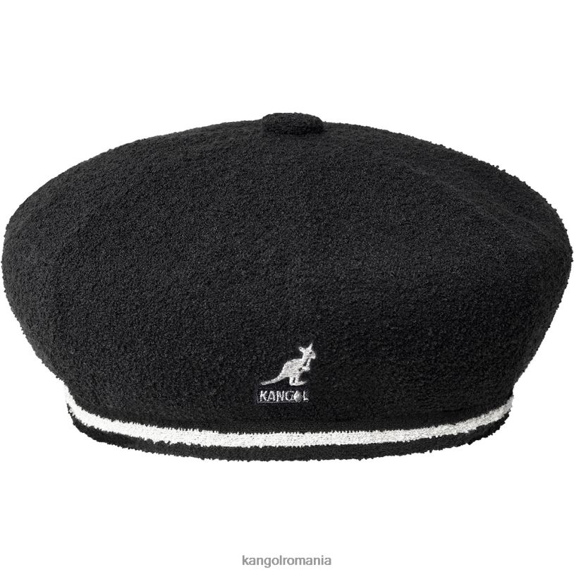 articole pentru cap | Kangol unisex negru Beretă bermudă jax 2 tonuri 0VJ20400