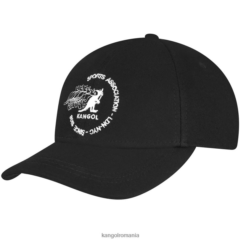articole pentru cap | Kangol unisex negru șapcă de baseball de club 0VJ20369