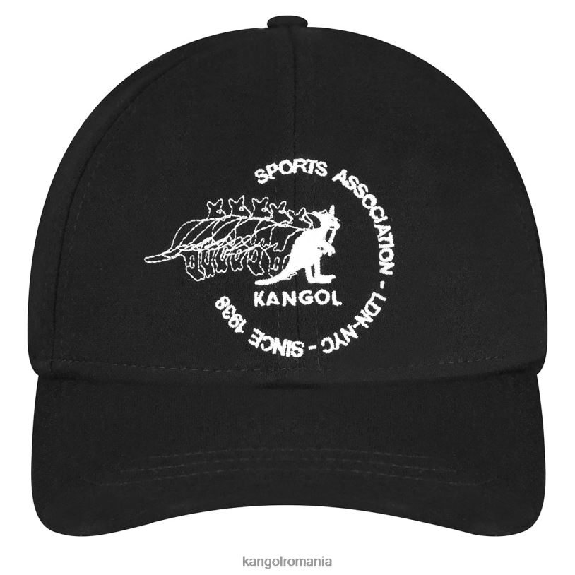 articole pentru cap | Kangol unisex negru șapcă de baseball de club 0VJ20369
