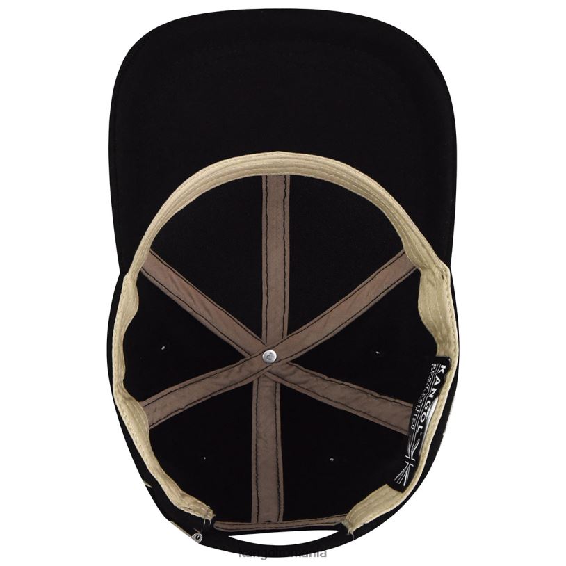 articole pentru cap | Kangol unisex negru șapcă de baseball de club 0VJ20369