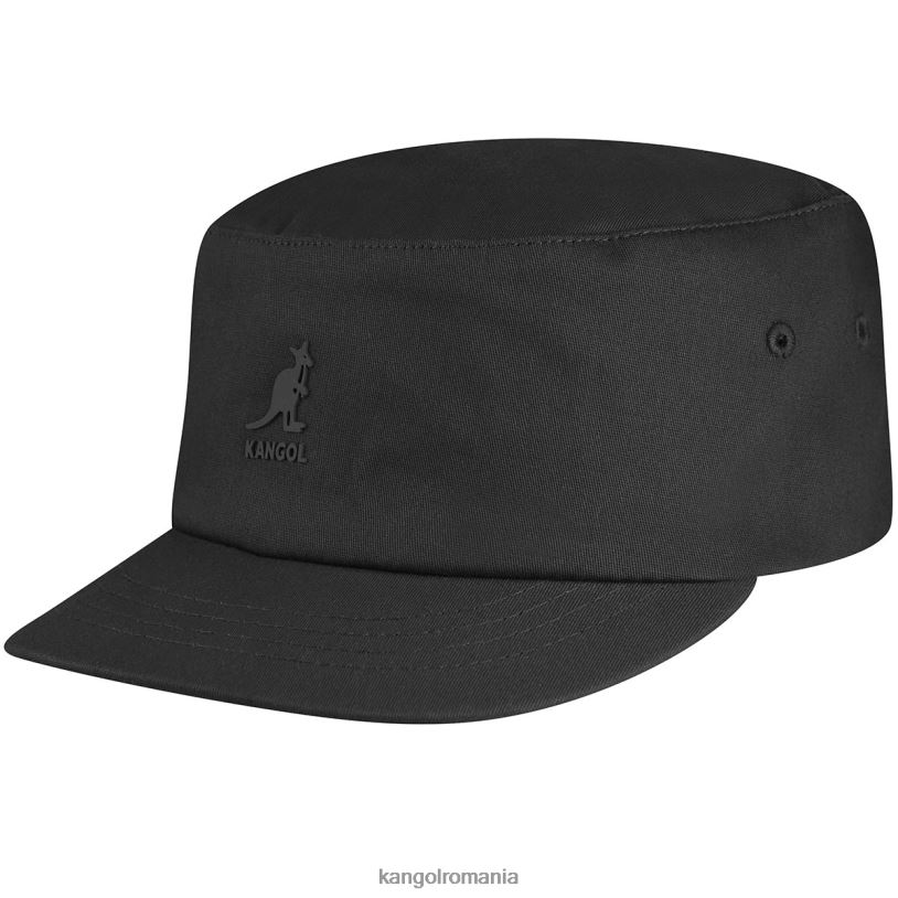 articole pentru cap | Kangol unisex negru șapcă militară stretch fit 0VJ20253