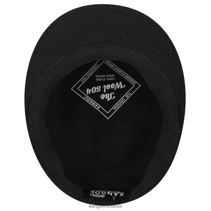 articole pentru cap | Kangol unisex negru/auriu lână 504 0VJ20127