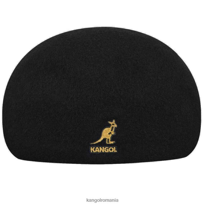 articole pentru cap | Kangol unisex negru/auriu lână fără cusături 507 0VJ20243