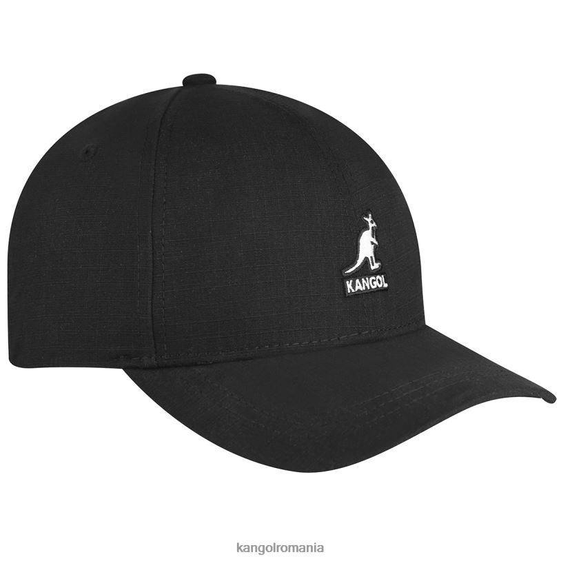 articole pentru cap | Kangol unisex negru baseball esențial ripstop 0VJ20365