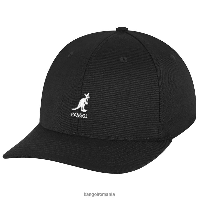 articole pentru cap | Kangol unisex negru baseball flexfit din lână 0VJ20314