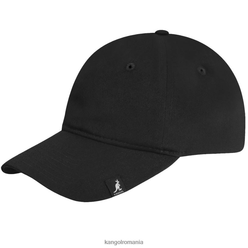 articole pentru cap | Kangol unisex negru baseball reglabil din bumbac 0VJ20332