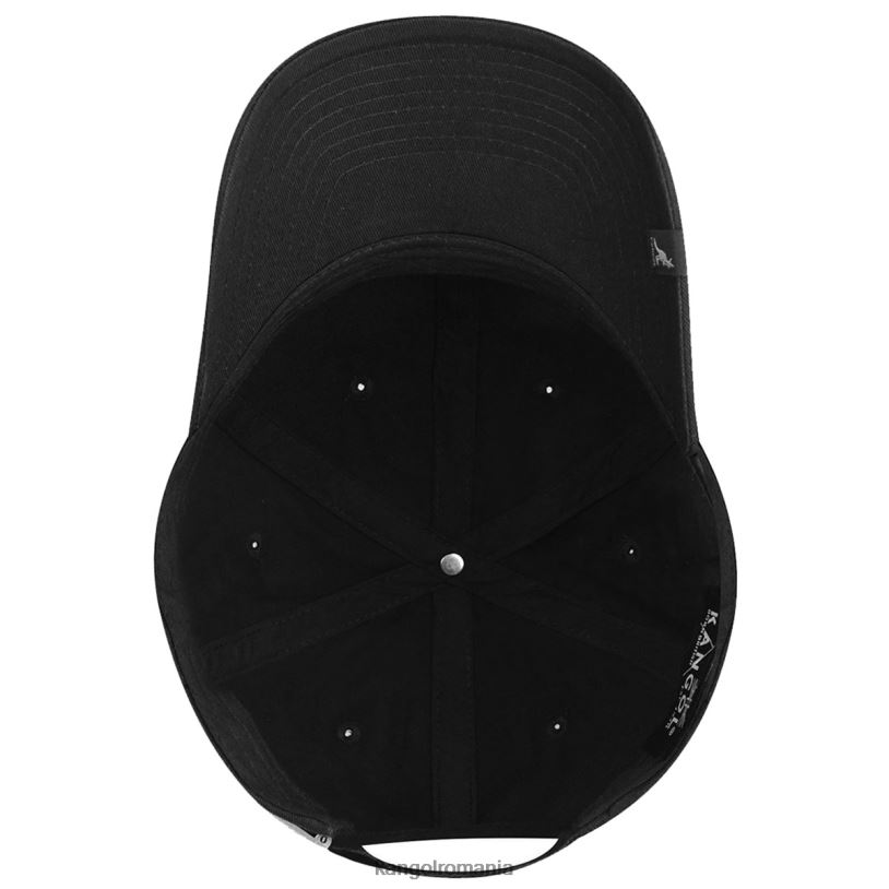 articole pentru cap | Kangol unisex negru baseball reglabil din bumbac 0VJ20332