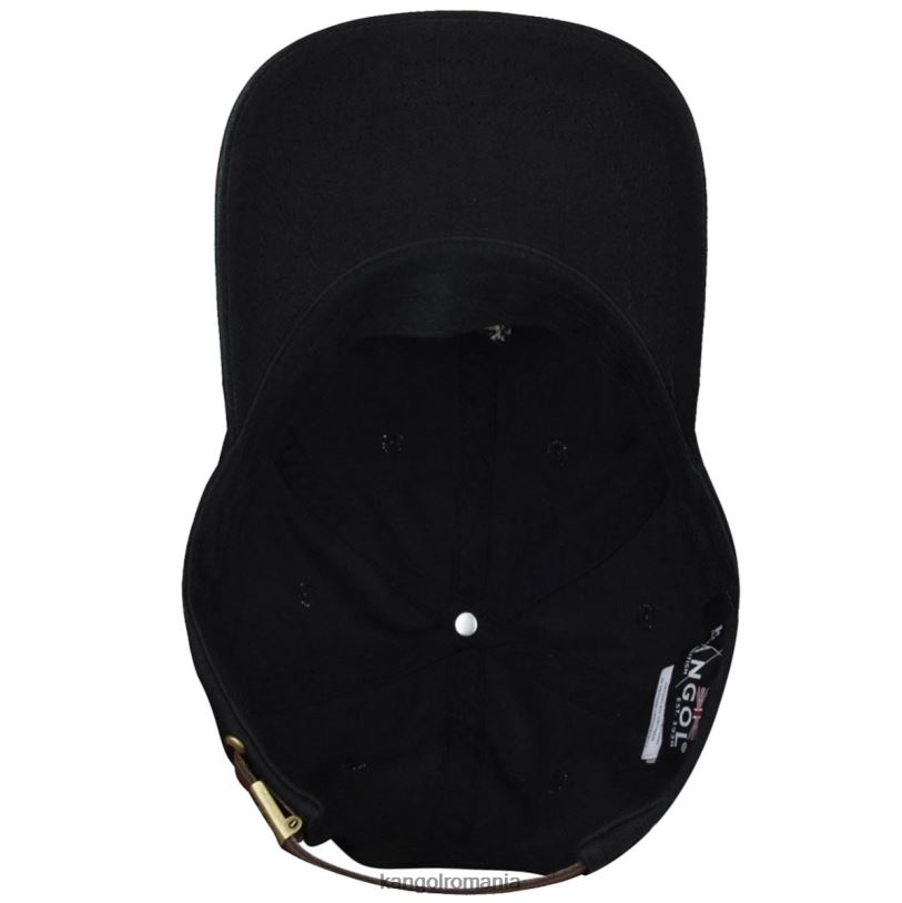 articole pentru cap | Kangol unisex negru baseball spălat 0VJ20337