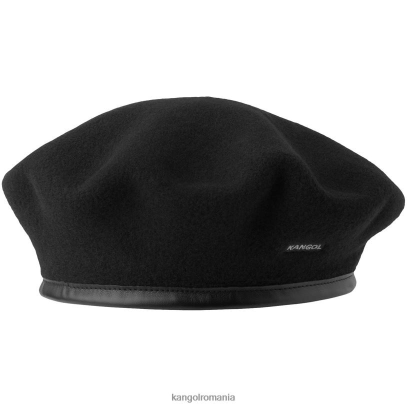 articole pentru cap | Kangol unisex negru beretă de lână monty 0VJ20430