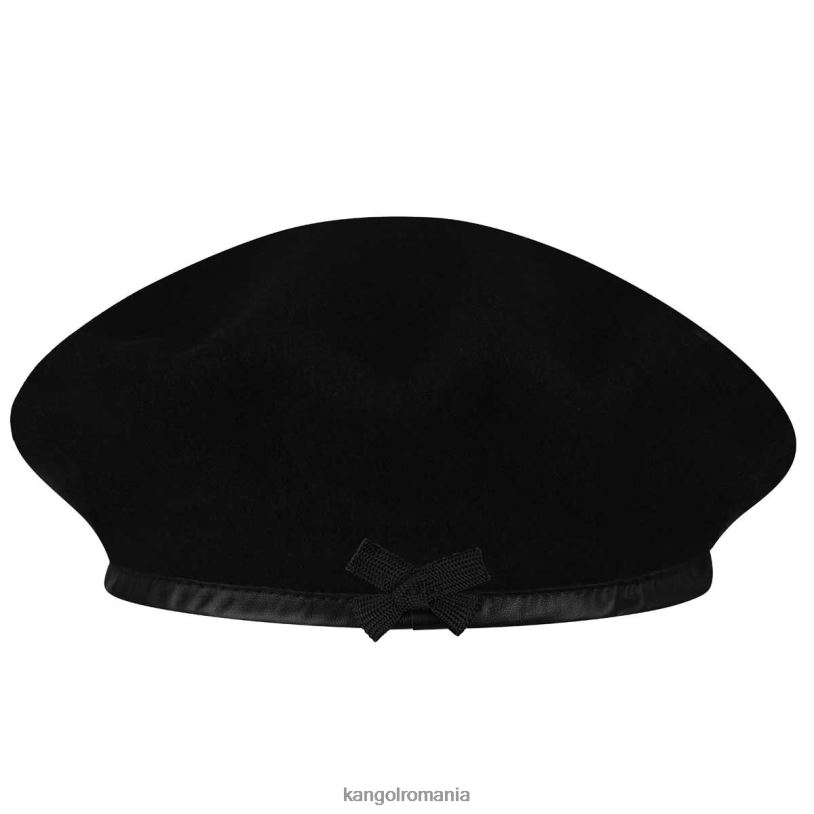 articole pentru cap | Kangol unisex negru beretă de lână monty 0VJ20430