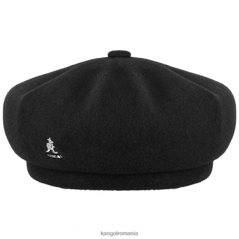 articole pentru cap | Kangol unisex negru beretă jax de lână 0VJ20436