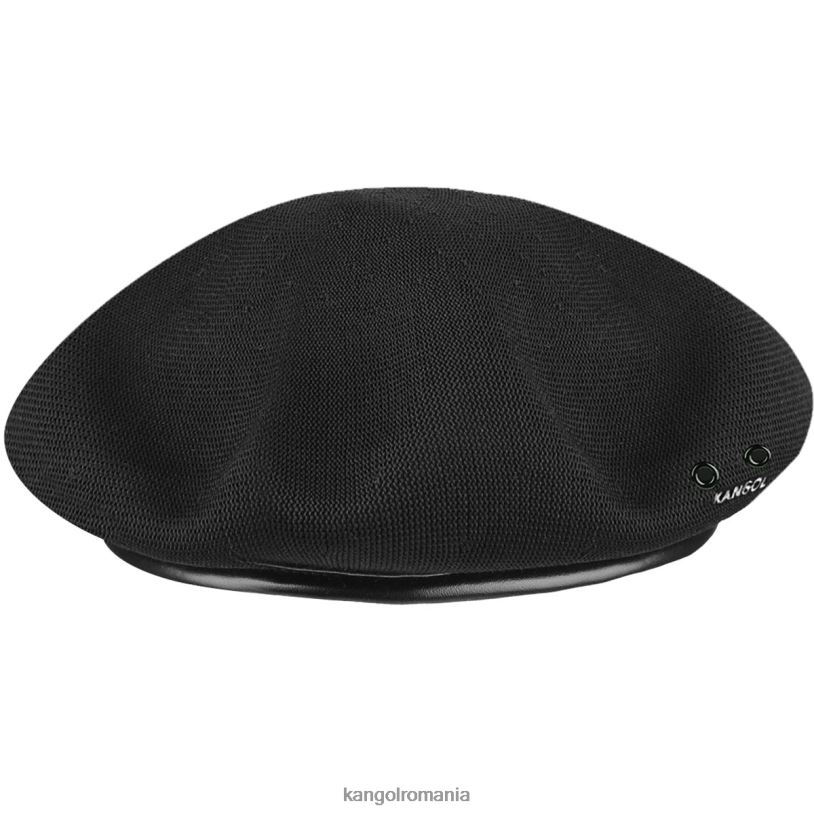 articole pentru cap | Kangol unisex negru beretă monty tropic 0VJ20402