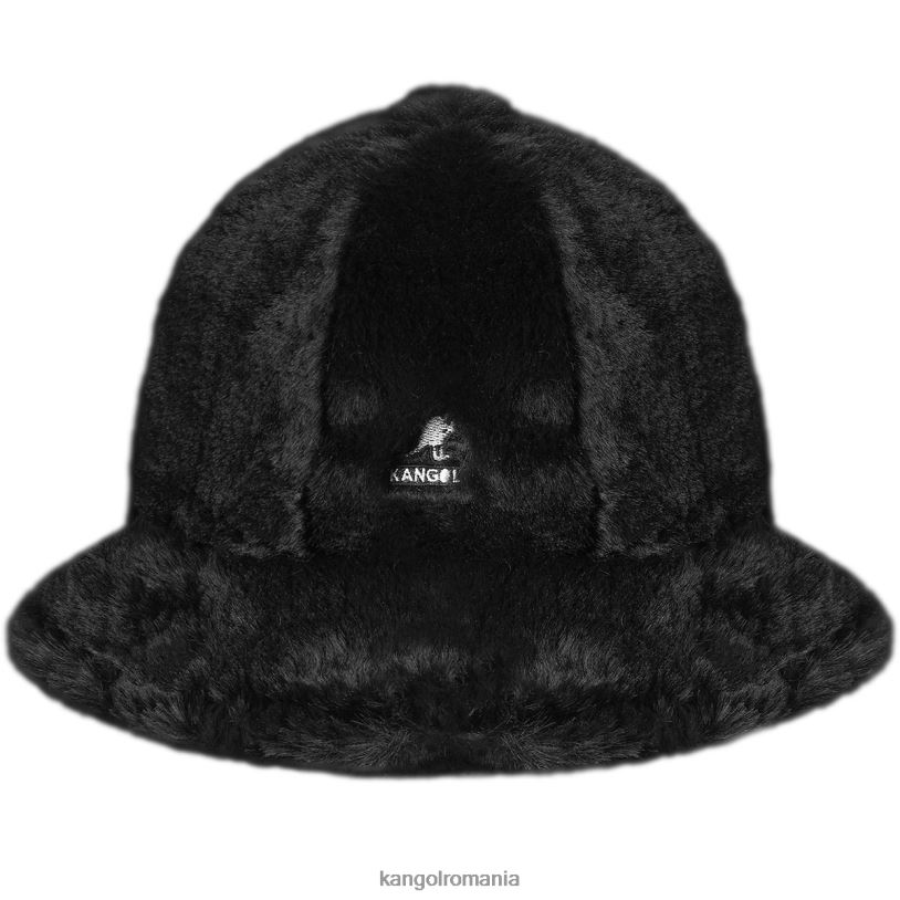 articole pentru cap | Kangol unisex negru blană artificială casual 0VJ20697